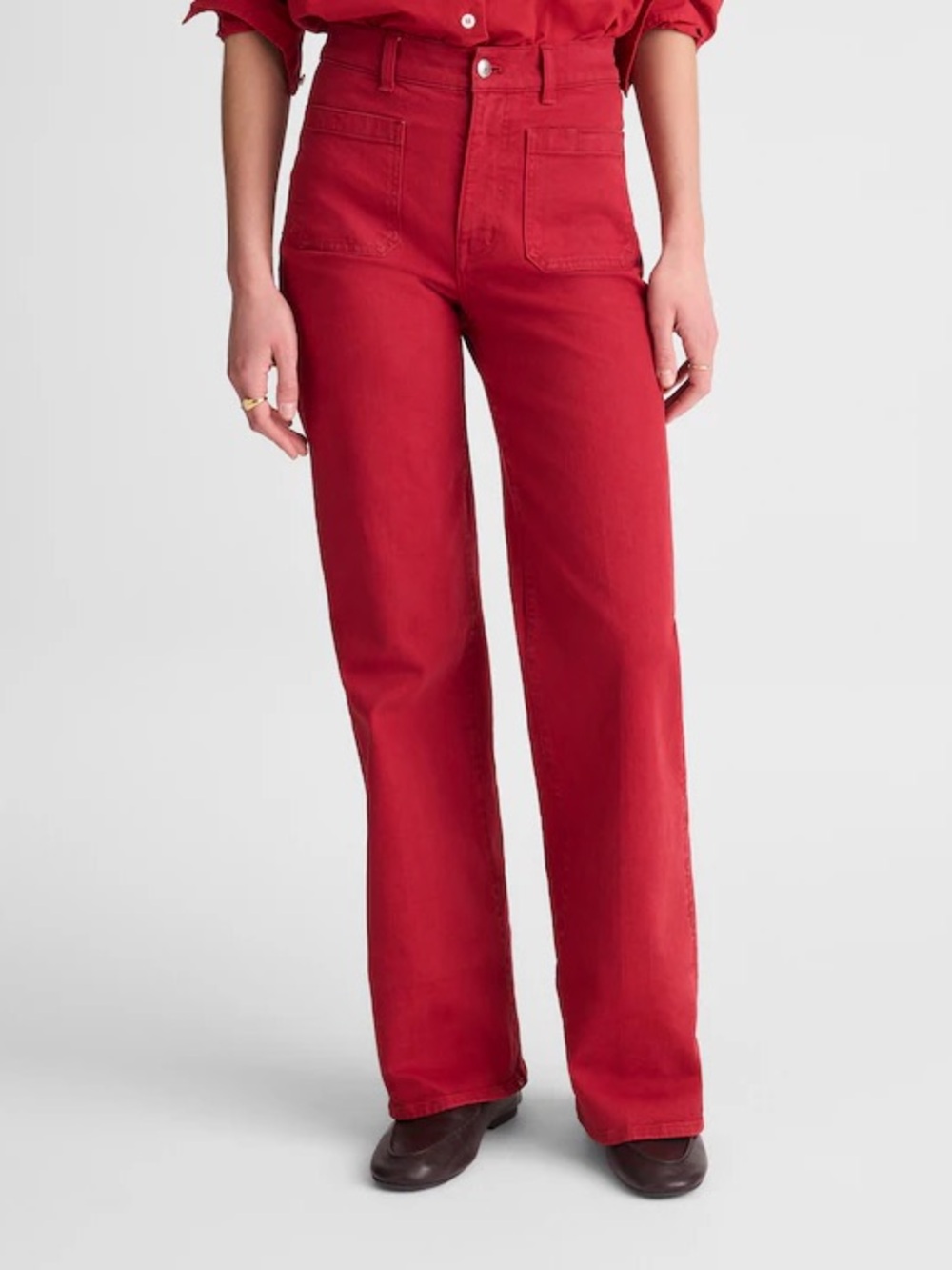 Madewell The Emmy Wide-Leg Pant 31 - Picture 2 of 9